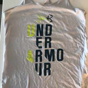 gray under armor razorback tank